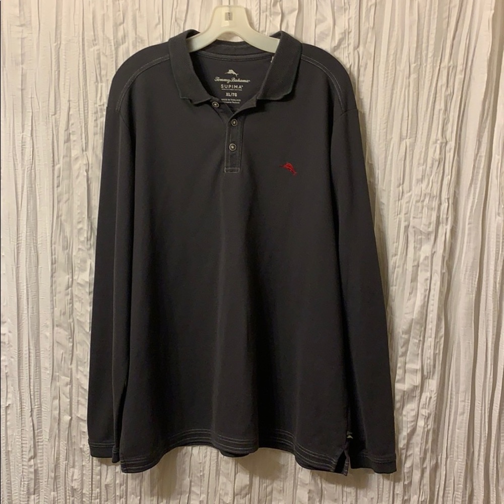 Tommy Bahama Long sleeve polo shirt, size XL tall